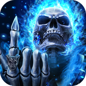 Blue Flaming Skull Live Wallpaper Apk by 3D Theme & HD Live Wallpaper ...