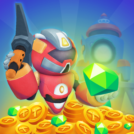 Gold and Robot: Idle Merge icon