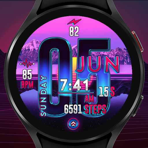 RETROWAVE 2022 Watch Face icon