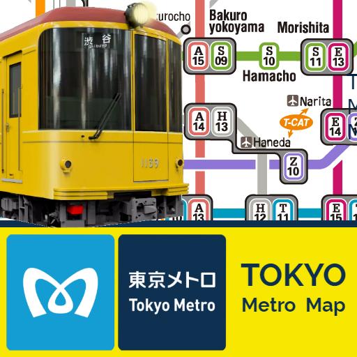 Tokyo Metro Map Offline Update icon