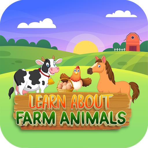 Learn about farm animals icon
