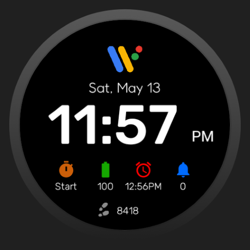 Pixel Simple Plus Watch Face icon
