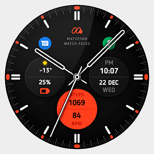 Classic analog sport watch icon