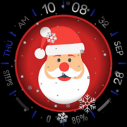 Merry Christmas Santa VS86 Apk by VIENNA STUDIOS Watch Faces | Digital & Analog