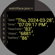 Watch Face Digital JSON D1 Apk by Devration