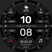 WFP 332 Futuristic watch face Apk by WFProduction by A. Kovalev