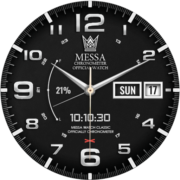 Military Analog Watch Face LUX Apk by Messa Watch