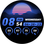 NW Night Ride Watch Face Apk by NeonWave Watch