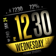 TIME & DATE Watch Face VS118 Apk by Active VIENNA STUDIOS Digital Analog Watch Faces