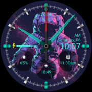 ART028 Astronaut Watch Face Apk by Debageur Watch