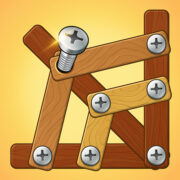 Nuts Bolts ASMR – Wood Nuts Apk by MeeGame Studio