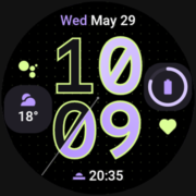 Inverted Watch Face Apk by amoledwatchfaces™