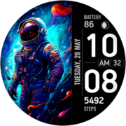 СВ08 Space Watch Face Apk by Cosmic Brainstorm