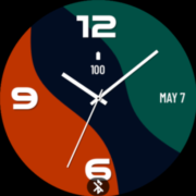 Green Black Red MX Watch Face Apk by Redzola Watchfaces