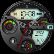 Garbi 100 – Hybrid watch face Apk by TTWoftStudio