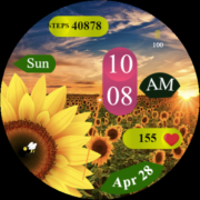 Sun Flower – Watch Face Apk by SMA Design Watch Faces