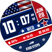 Independence Day Apk by GW Watchfaces