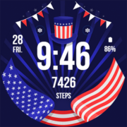 4th of July Watch  – ReS42 Apk by RECREATIVE Watch Faces
